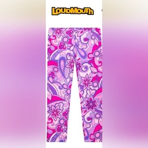 Loudmouth Pink and Purple Leggings